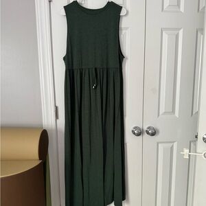 SHEIN Dark Green Maxi Dress